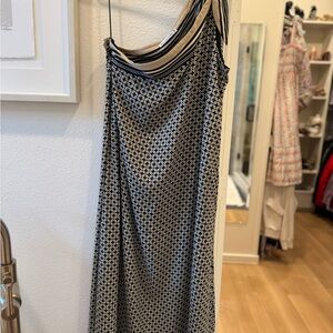 Abercrombie & Fitch One Shoulder Wrap Sundress